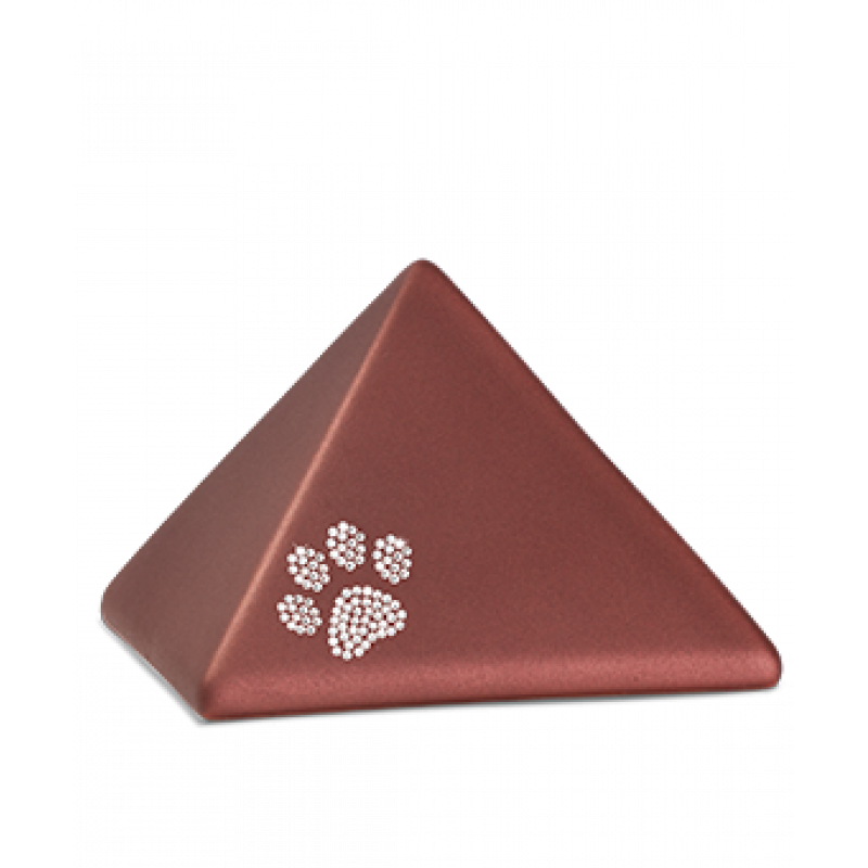 Edition Pyramide, velvet rubin, Kristall-Pfote