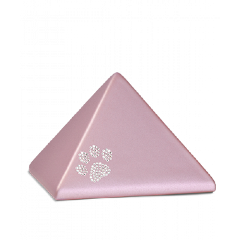 Edition Pyramide, velvet rosé, Kristall-Pfote