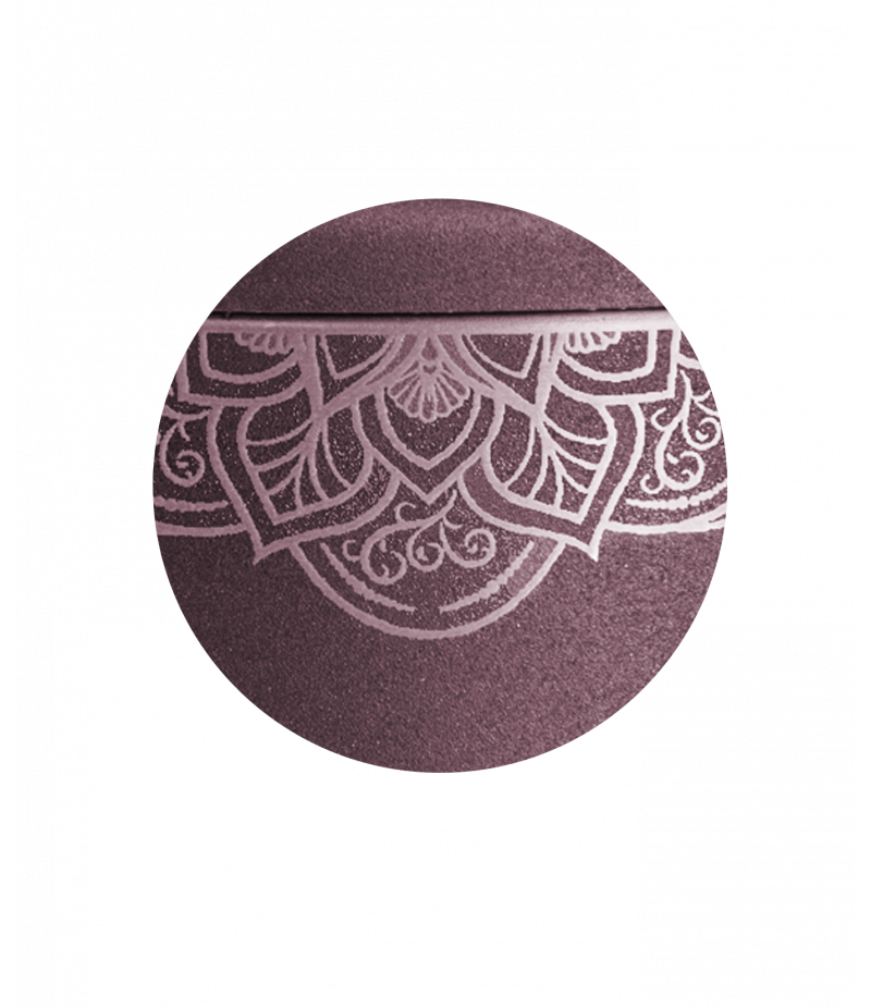 Edition Mandala, velvet berry, Mandalamotiv umlaufend und Deckelmotiv