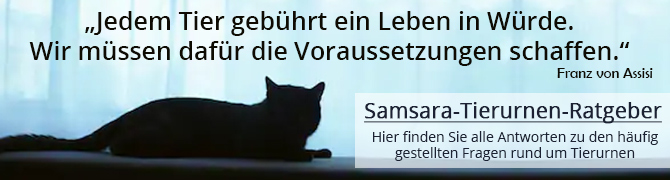 Samsara Tierurnen-Ratgeber. Fragen und Antworten rund um Tierurnen.